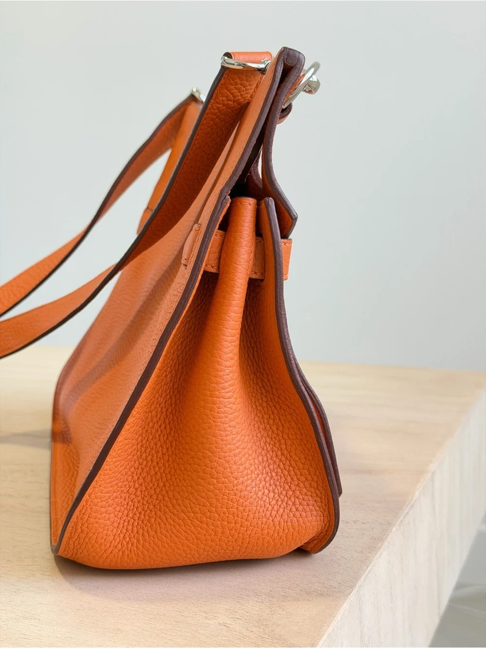 Hermes Orange Jypsiere Bag Clemence 28